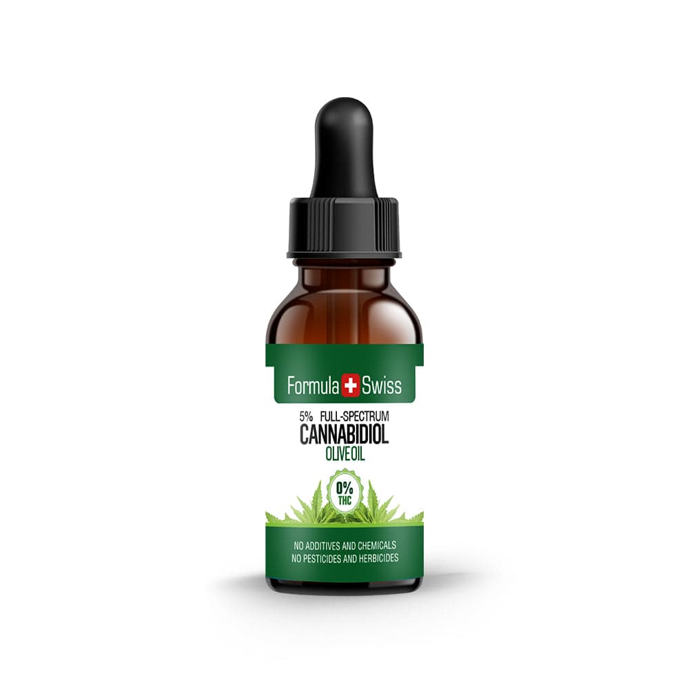 Huile de CBD dans l'huile d'olive 0.0% THC