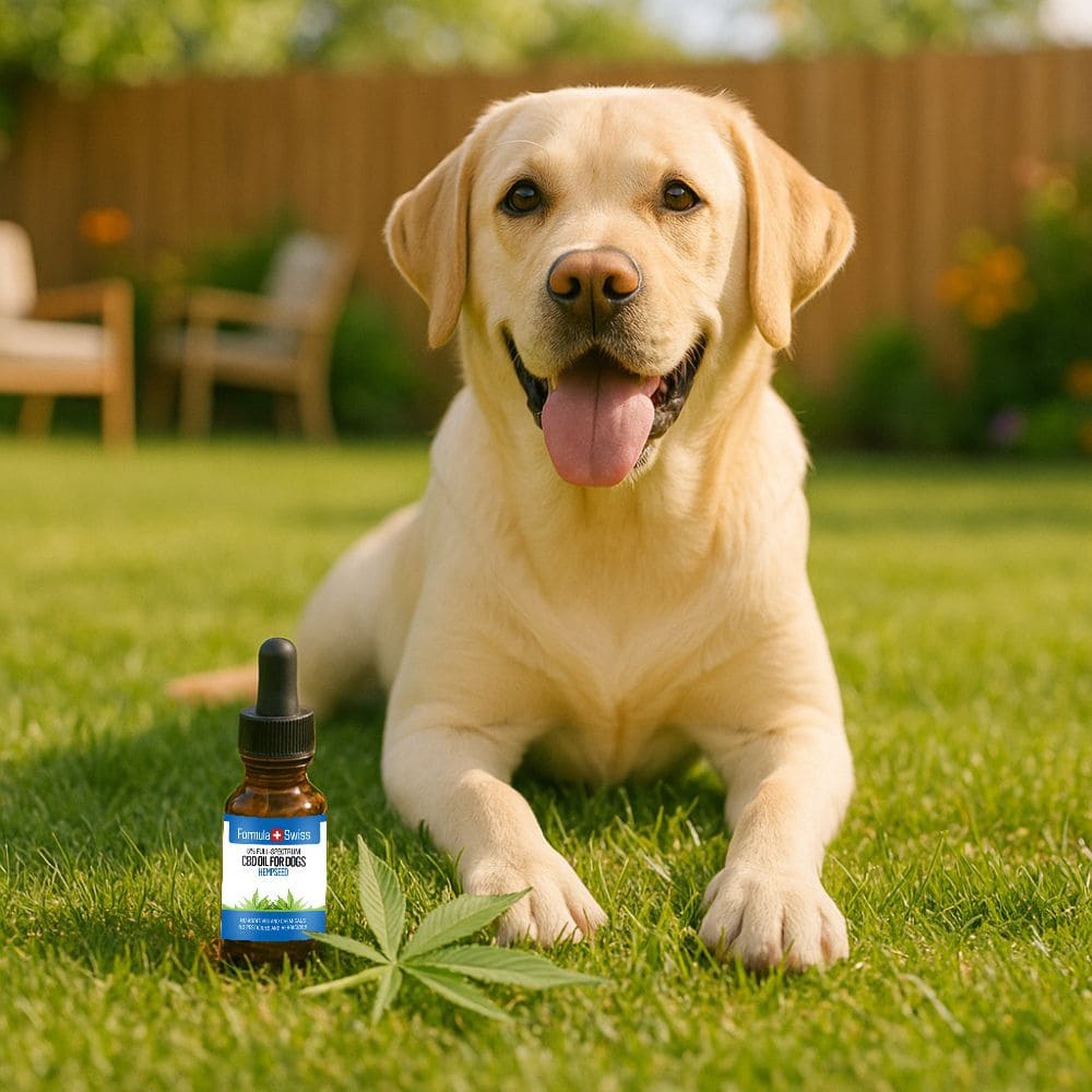 Huile de CBD pour chiens Hempseed