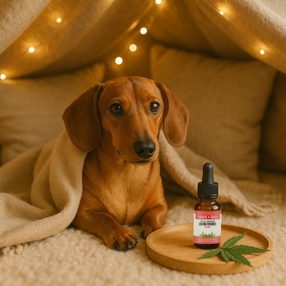 Huile de CBD pour chien Salmon