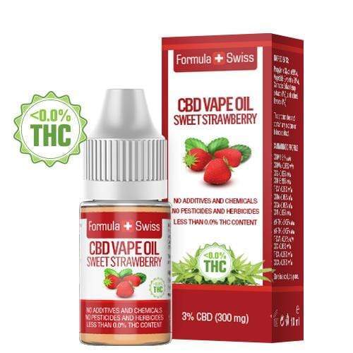 Huile de vape CBD Fraise douce