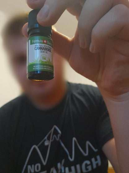 Formule Huile de CBD biologique suisse à l'huile d'olive