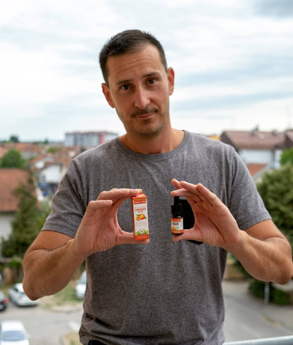 Formule Huile de CBD biologique suisse dans l'huile d'orange