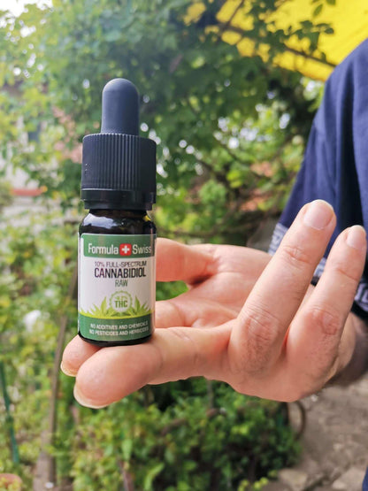 Formule Huile de CBD RAW biologique suisse